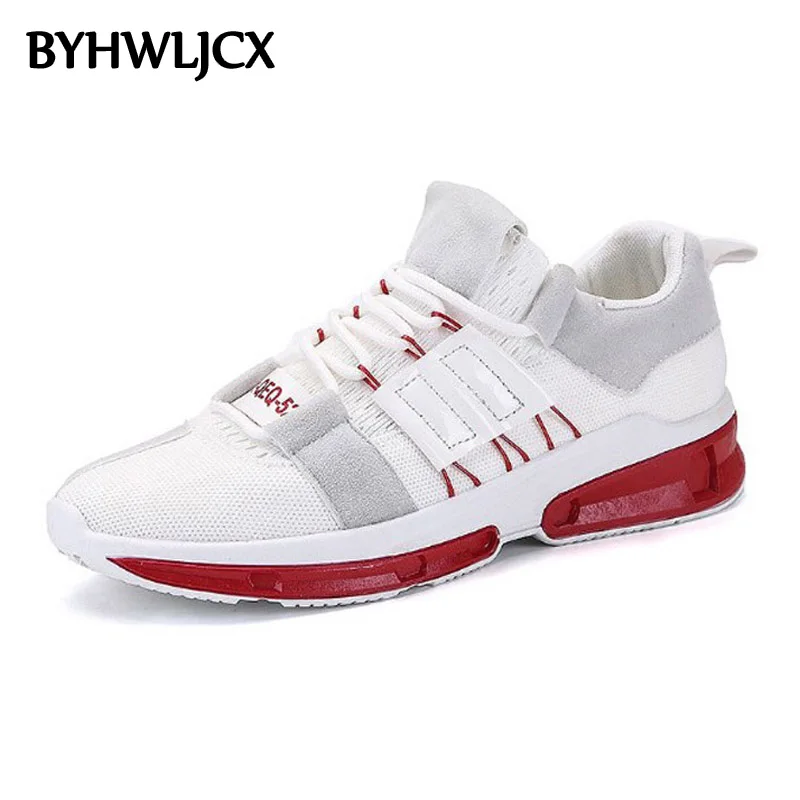 

Spring and summer hot men's shoes quality rubber non-slip men's sneakers mesh breathable comfortable outdoor running shoes