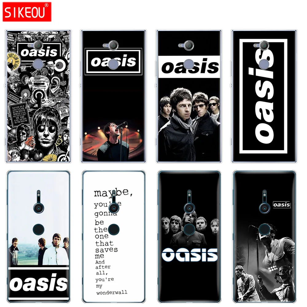 

silicone Cover phone Case for sony xperia XA1 XA2 ULTRA PLUS L1 L2 XZ1 XZ2 compact XZ PREMIUM Oasis Band Liam Noel Galagher