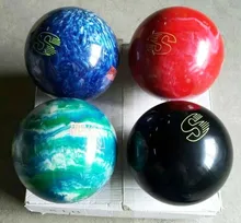 wholesale 4 color 8lbs glow in dark urethane bowling ball