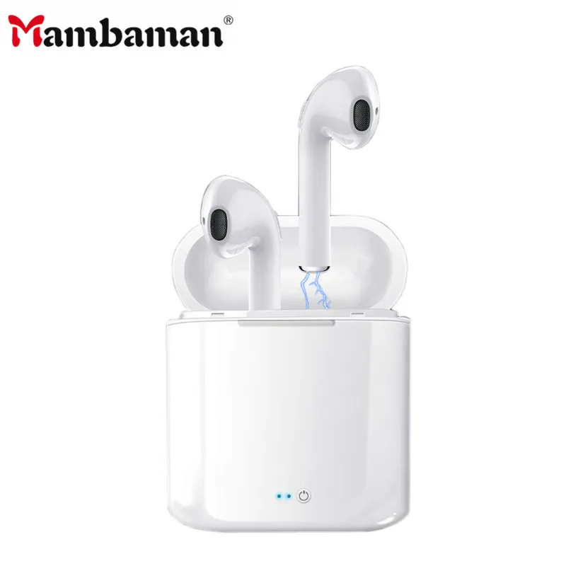 Mambaman Hot i7s TWS беспроводные bluetooth наушники вкладыши музыкальные набор стерео