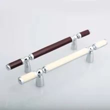 96mm fashion white red resin dreser handle knob silver kitchen cabinet drawer pull knob moden simple