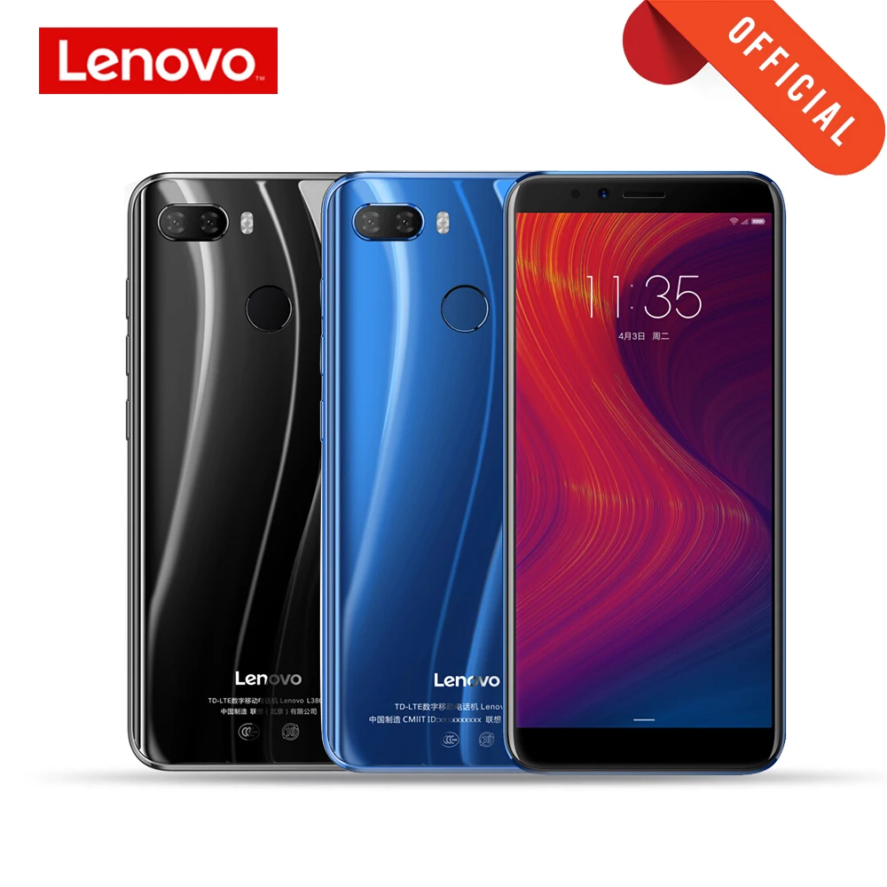 

Lenovo Mobile Phone 3GB 32GB K5 Play Face ID 4G Smartphone 5.7 inch Snapdragon Octa Core Rear Camera 13MP 2MP Global Cellphone