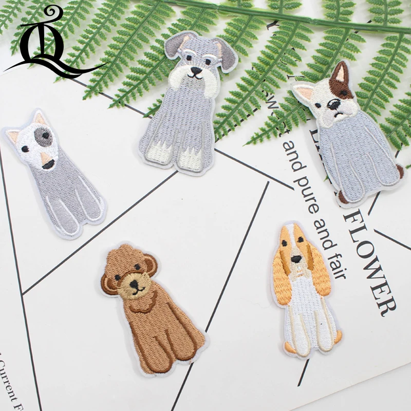 

1Pcs/Set Mixed beautiful cat dog Patches For Clothing Jeans Jacket Kids Patches Stripes Stickers For Clothes Decoration A26