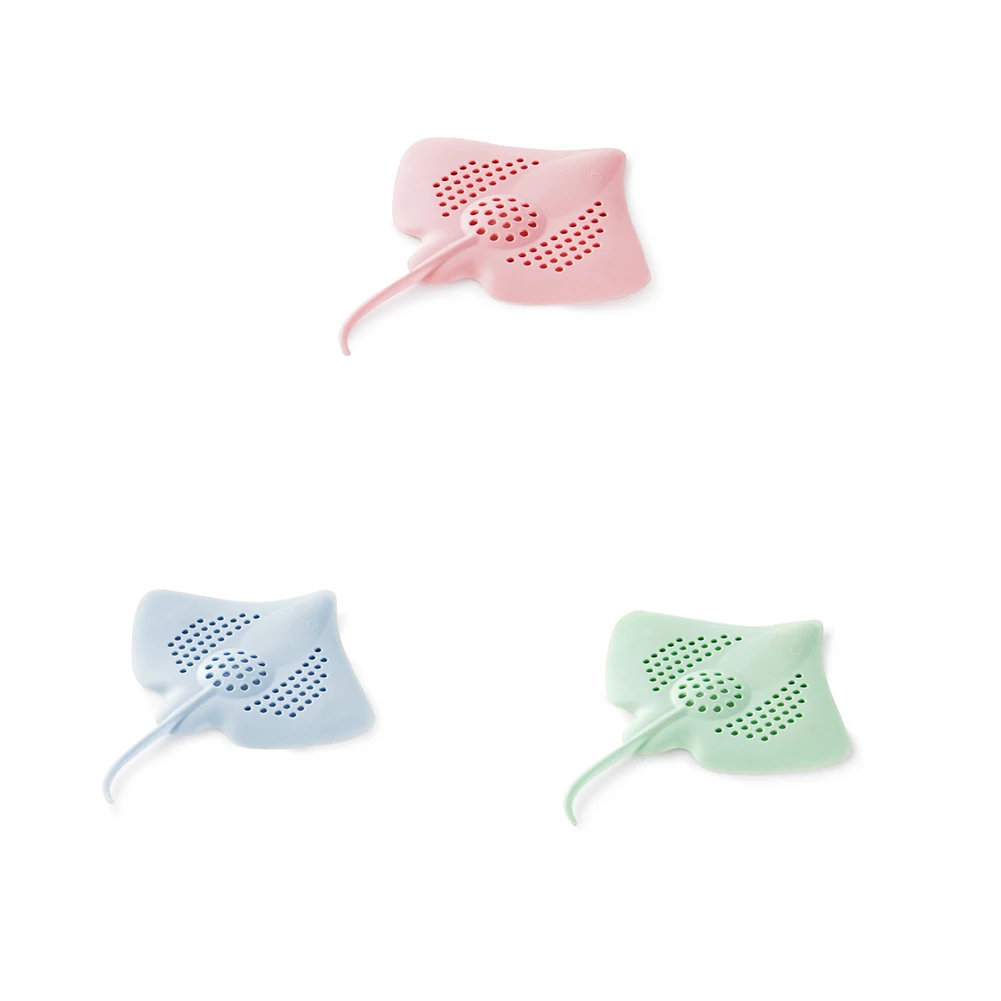 Home Silica Gel Floor Drain Soft Squid Shape Drain Cover Lightweight Easy To Use Bathroom Accessories TPR Reusable Easy Clean