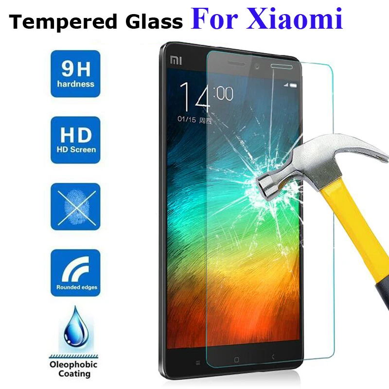 

RUIPHONE 9H Tempered Glass For Xiaomi Redmi 5A 4A 3X 3S 3 Pro Note 2 3 Pro For Xiaomi Mi5 Mi4C Mi4i Mi4s Protective Film