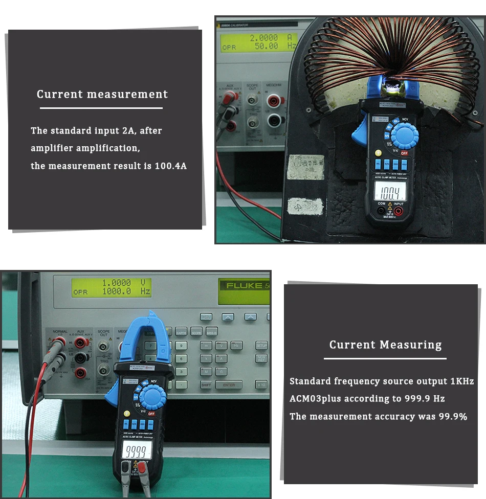 BSIDE Цифровой мультиметр 400A AC/DC токовые клещи ACM03 плюс Емкость тестер частоты индукции напряжения сигнализации