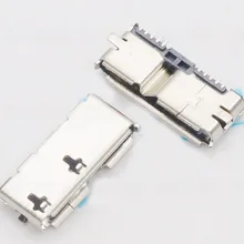 SMT Type USB Female Socket 3.0mm Long B Type Micro Mobile Hard Disk Interface