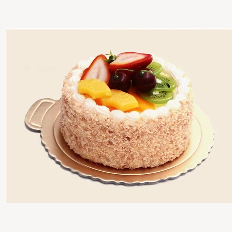 

100pc Gold Round Cake Board Circle Base 4-shaped Cupcakes stand paper cases liners party pastry baking mat tools decorations