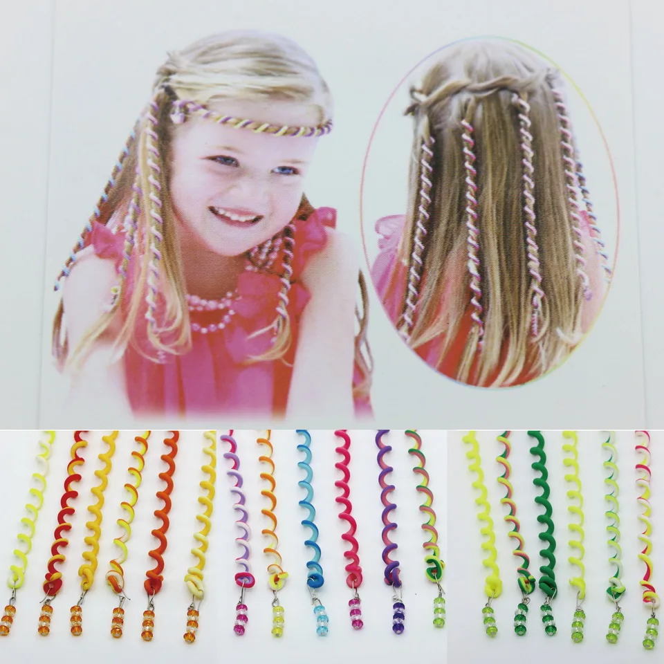 Isnice/6 шт.; милая повязка на голову для девочек; цветные длинные эластичные резинки для волос с кристаллами; одежда для волос; подарок для детей; повязки для волос; Детские аксессуары для волос