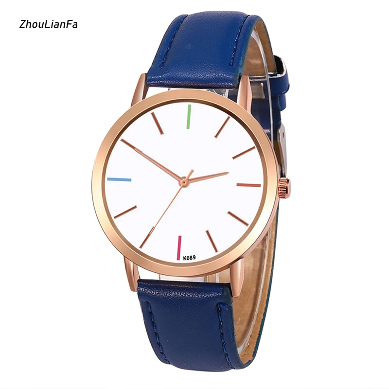 

Casual Quartz PU Leather Women Watches Elegant Ladies Bracelet Watch 2019 Simple Design Wrist Watches for Women White Dial