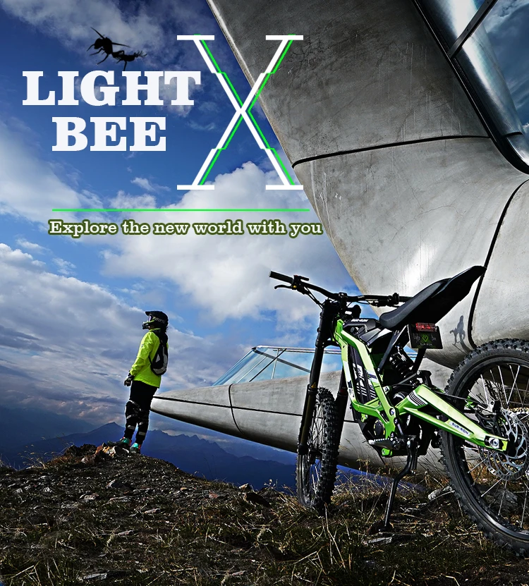 Top E-Motor Sur-ron Light Bee X version Electric motocycle off-road electric mountian bicycles super Ebike all terrain SUV 0