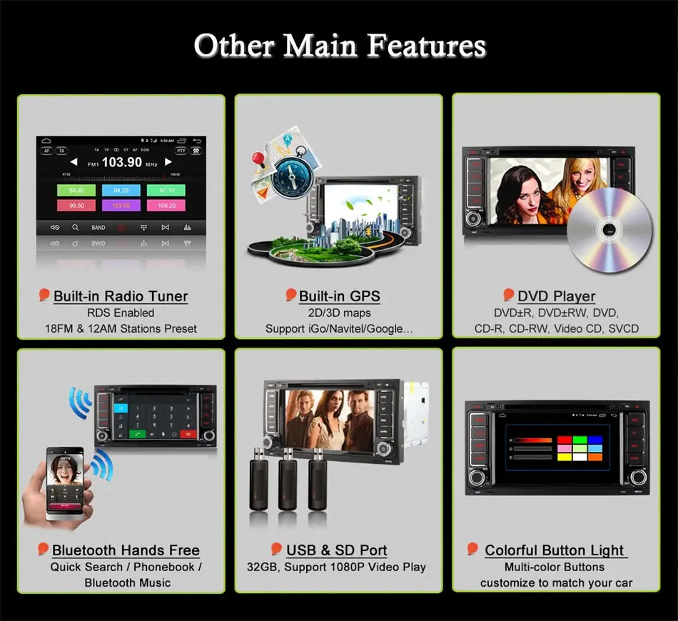 Perfect Ownice C500 Android 6.0 Octa Core 32G R0M Car DVD Player for Volkswagen Touareg T5 Multivan Transporter GPS Navi 4G LTE Network 11