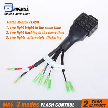 

1Pcs Bosmaa mk5i flash switch control harness for automotive car worklight spotlight flashlight with multi MODES