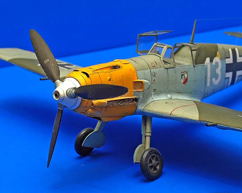 1:33 Пособия по немецкому языку BF-109E-4 истребитель Бумага модель харинский версия 3D