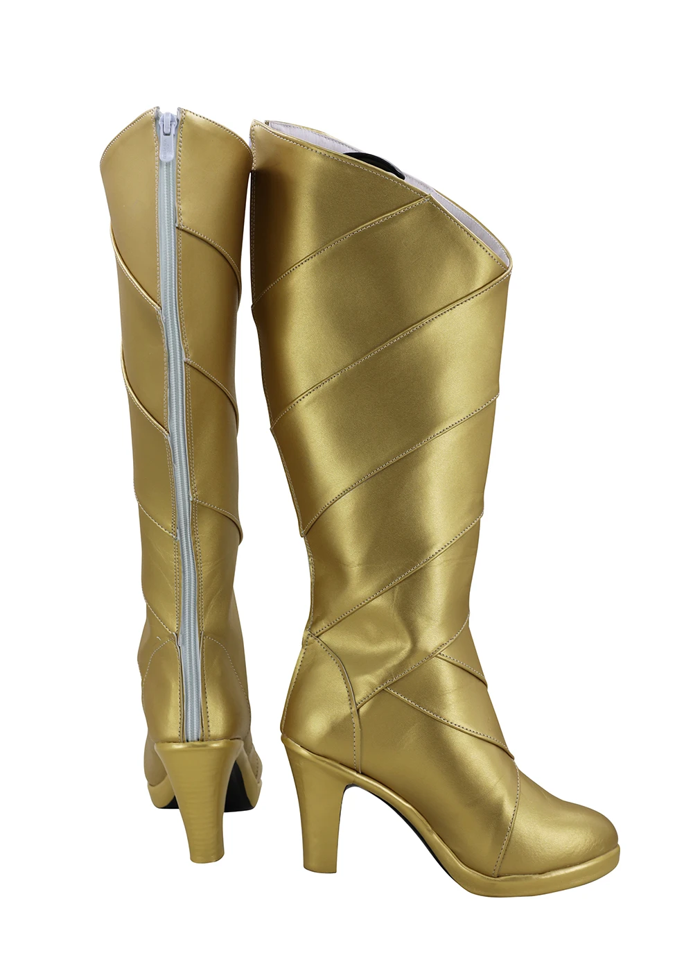 FGO Fate Grand Order Nitocris Cosplay Boots Golden High Heel Shoes Custom Made (2)