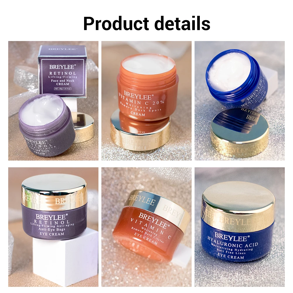 BREYLEE Vitamina C отбеливающий крем для ухода за кожей Retinol лица сывороточная