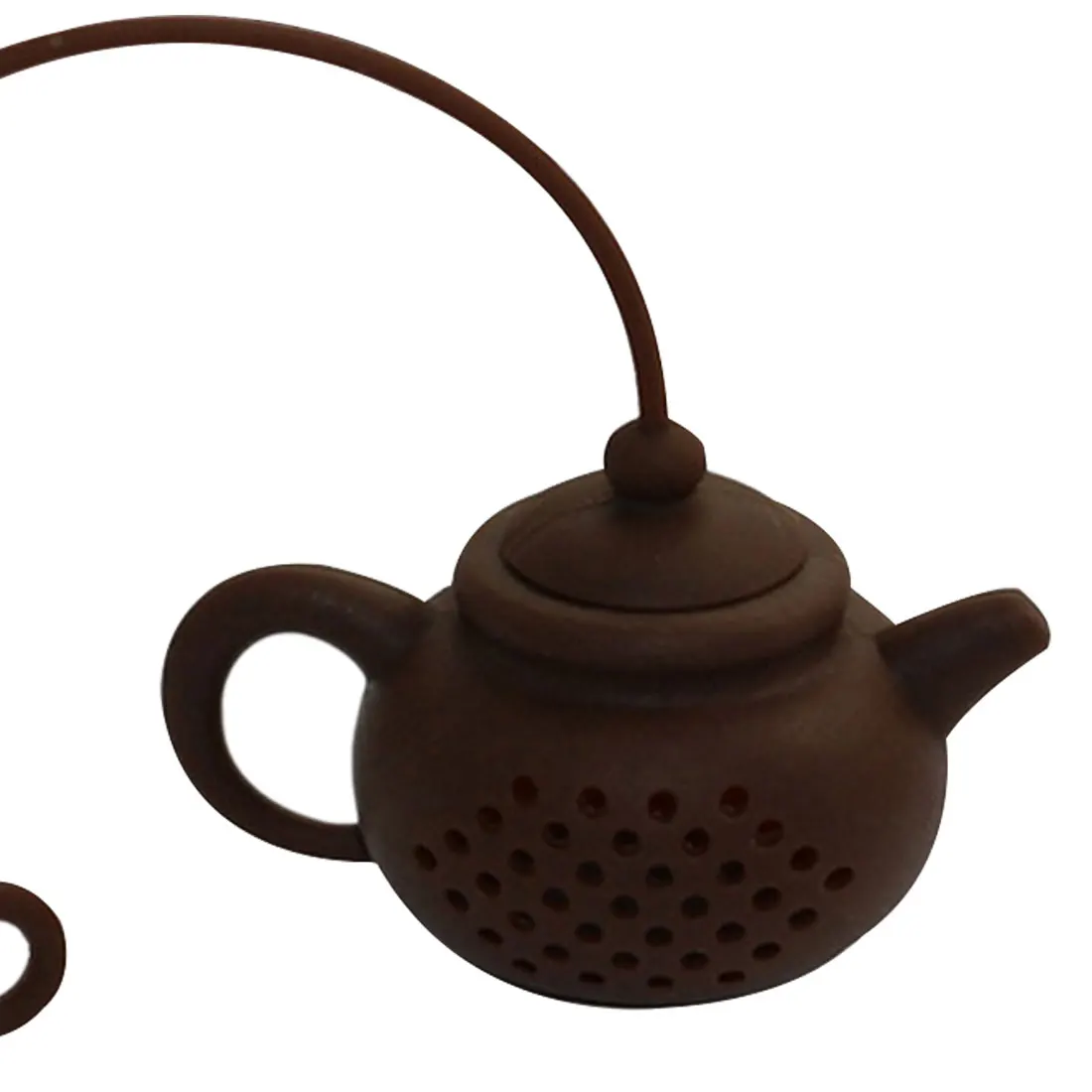 

Hot Practical popular Creative Silicone Tea Bag Tea Pot Shape Tea Filter Safely Cleaning Infuser Durable tea filter