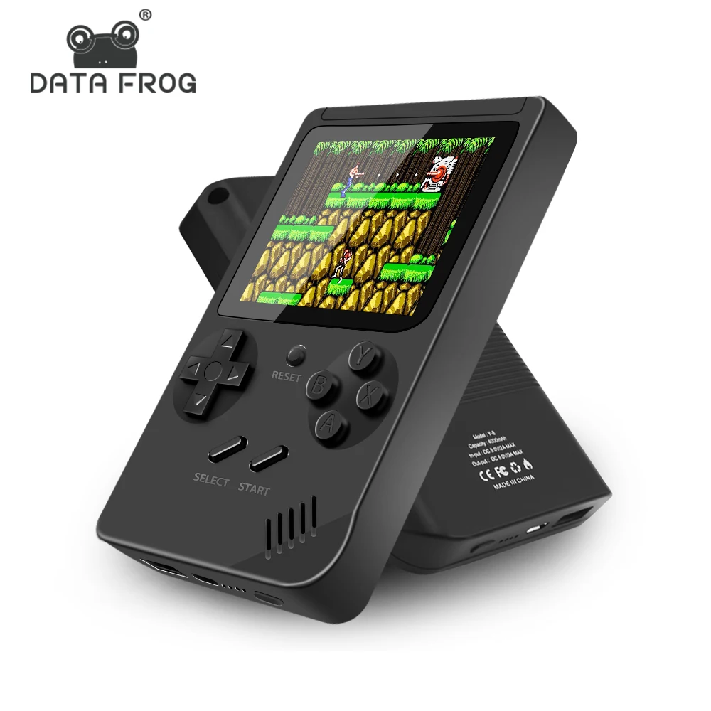 Data Frog 2 IN 1 Power Bank Game Console Retro Han