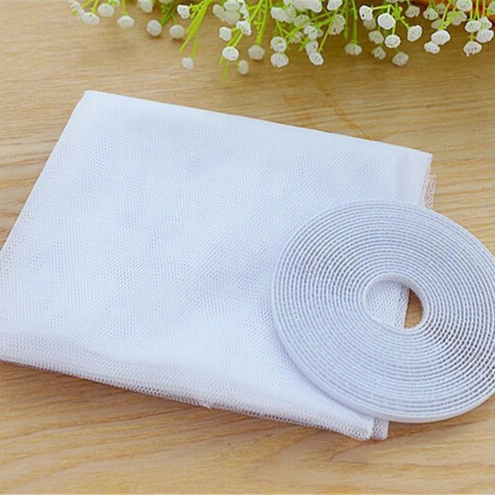 

Fly Mosquito Window Net Mesh Screen Mosquito Mesh Curtain Protector Insect Bug Fly Mosquito Window Mesh Screen White 150 x 130cm