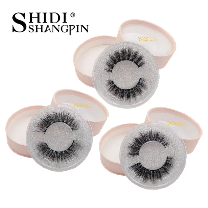 

1 Pair 3d thick mink lashes false eyelashes natural lash 3 d volume mink hand made false eyelash extensions makeups lashes #7