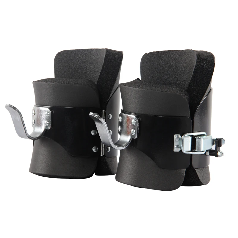 US $53.10 1 Pair Anti Gravity Inversion Boots Therapy Hang Spine Ab Chin Up for gym Safer Body Fitness Building handstand machine fitness