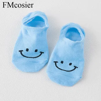 

10 Pairs Summer Women Boat Socks Cotton Ankle Invisible White Black Cute Cartoon Smile For Ladies Woman Summer Socks Lot