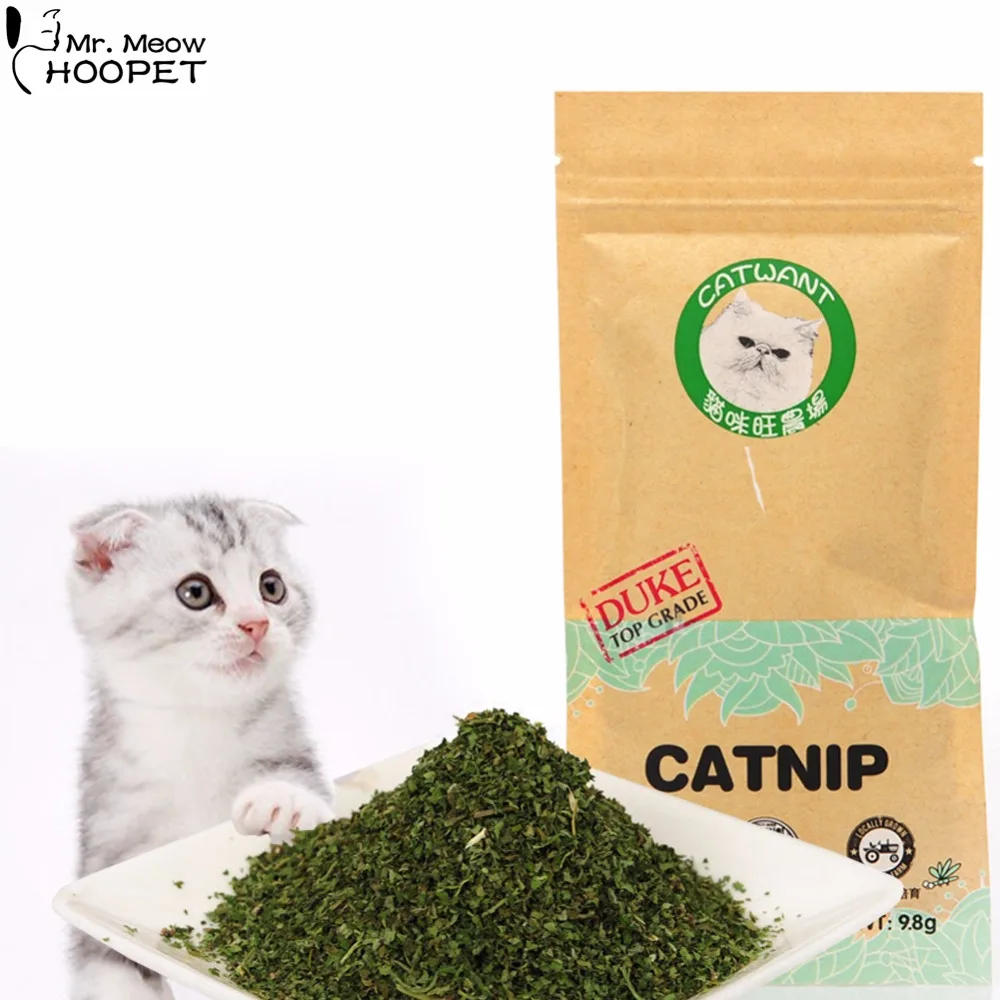 Image 100% Natural Organic Premium Catnip 10g Catmint , Menthol Flavor , Cat Treats Funny Toys for Kittens