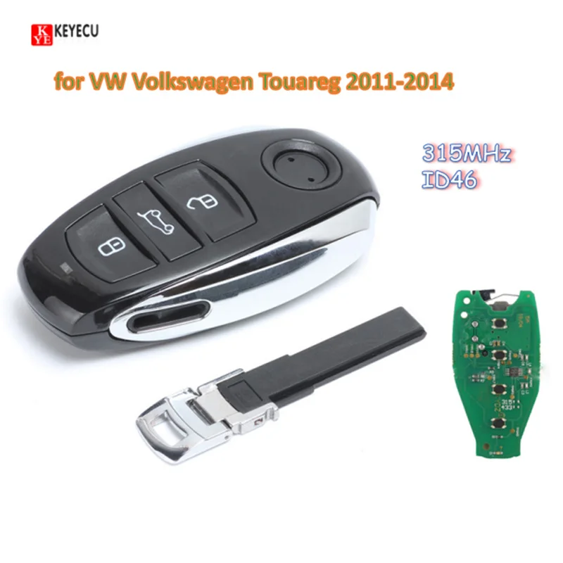 Пульт дистанционного управления для VW Volkswagen Touareg 315 2011 3 кнопки 2014 МГц|buttons buttons|buttons