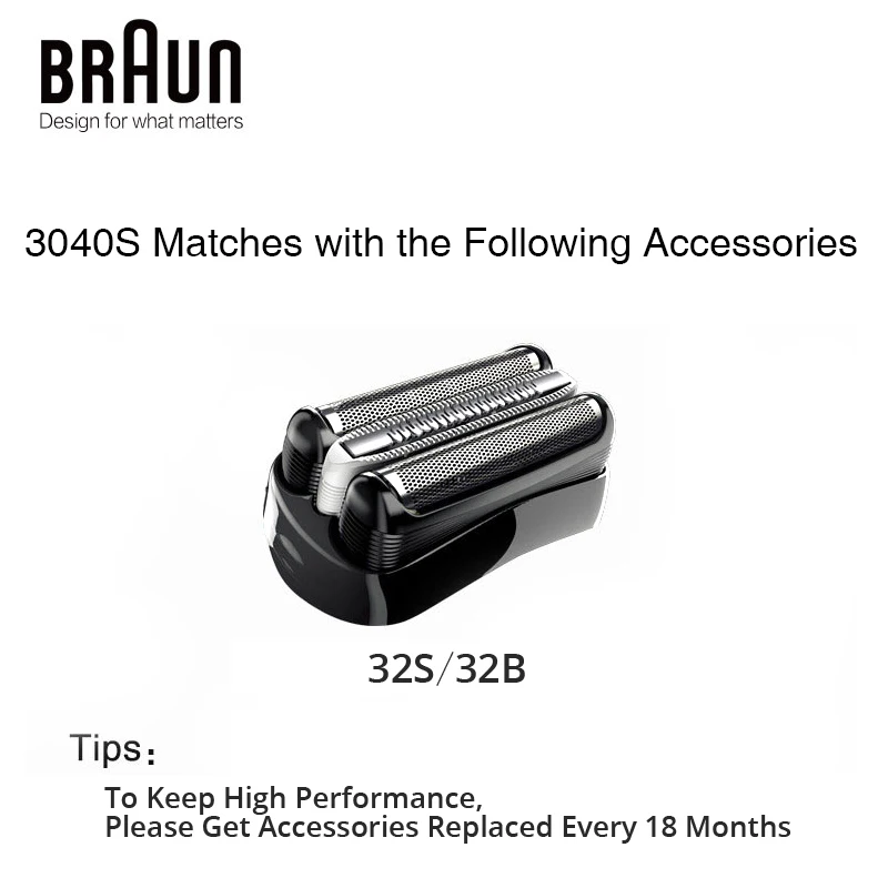 Подлинные электробритвы Braun Series 3 3040 S, бритва для сухой и влажной уборки, возвратно-поступательная бритва