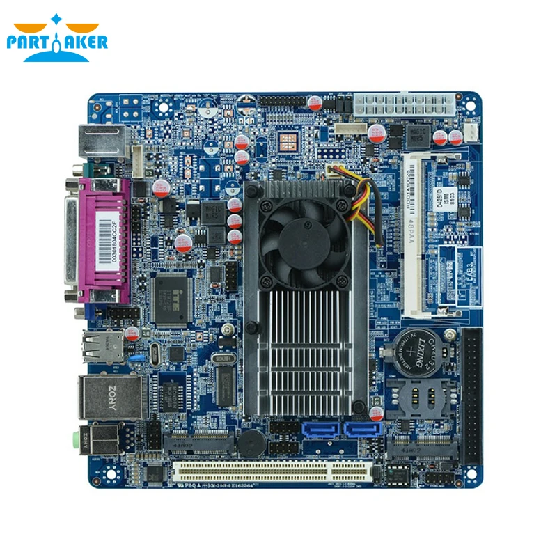 Cheap industrial embedded motherboard ITX_M58_A42 support Intel D425/1.66GHz single core CPU with 8*USB/2*COM /1*VGA