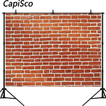 

Capisco Art fabric photography backdrops Red brick wall backdrop vinyl photography background