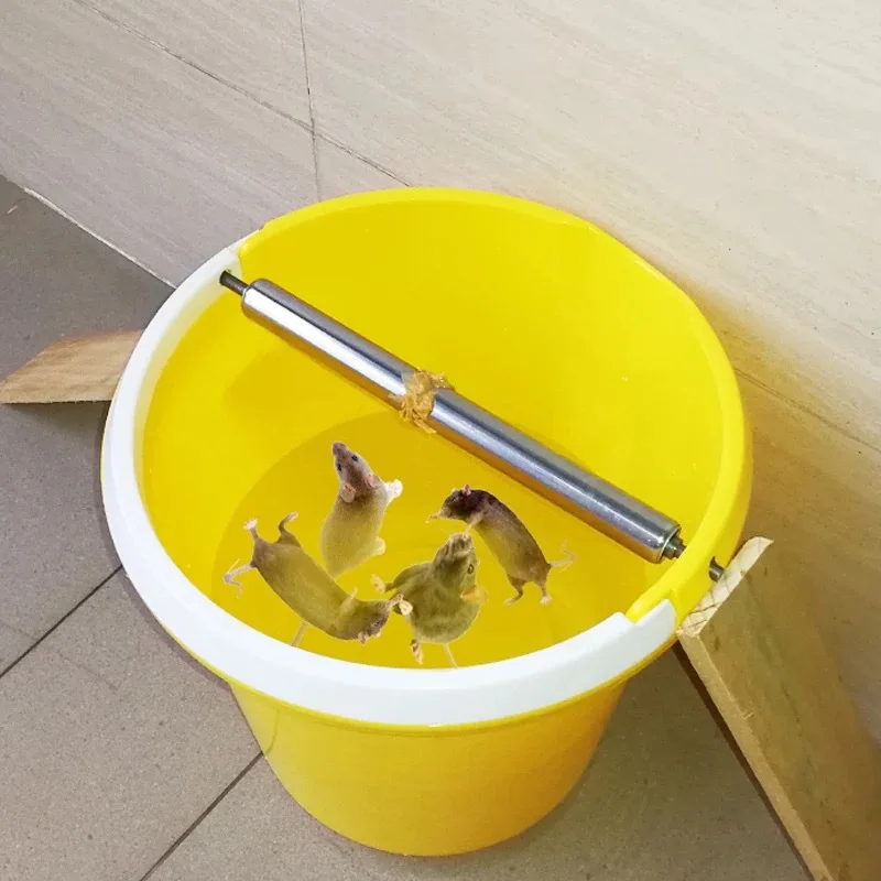 

Metal Mice Rats Mouse killer Roll Trap log Grasp Bucket Rolling Spinning Roller Mouse killer Tools