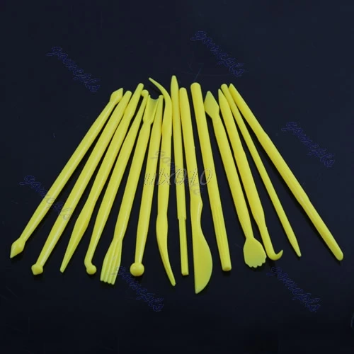 

14Pcs Fondant Craft Clays Sugarcraft Tools Cake Decorating Flower Modeling Tool Set S08 Drop ship