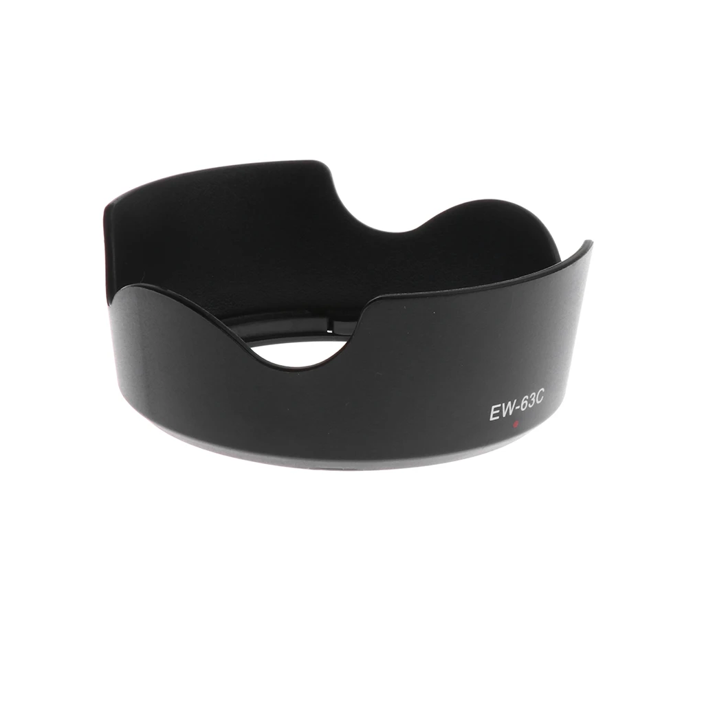 Lens-Hood EW-63C for Canon EF-S 18-55mm f/3.5-5.6 IS STM Lens EW-63C Black
