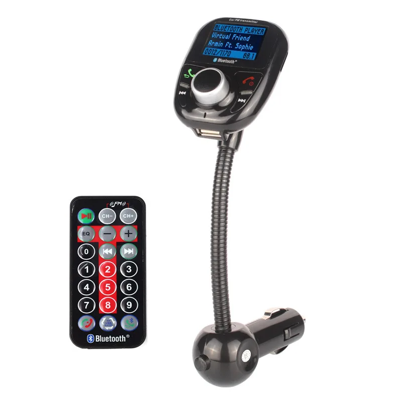 Bluetooth FM Transmitter, Wireless In Car FM Transmitter Radio Adapter