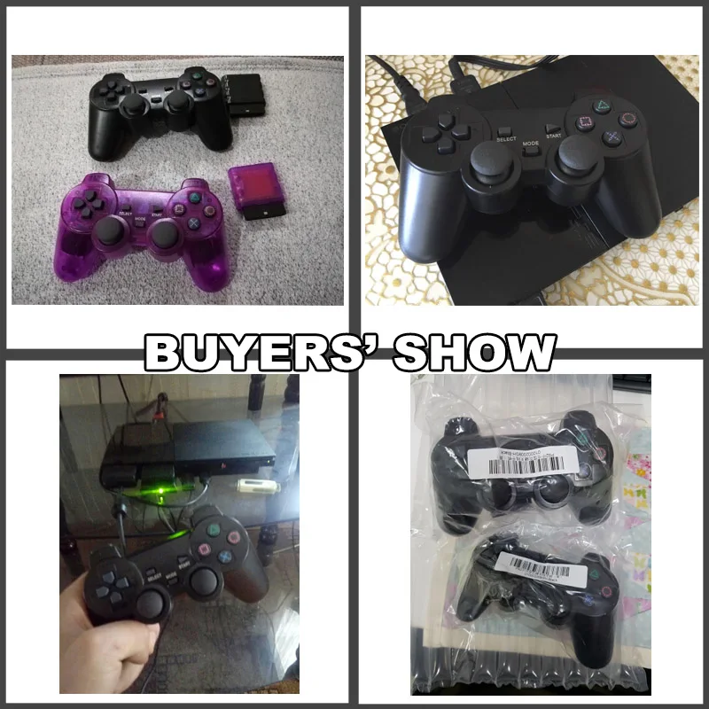 Wireless Gamepad for Sony PS2 Controller for Playstation 2 Console Joystick Double Vibration Shock Joypad Wireless Controle