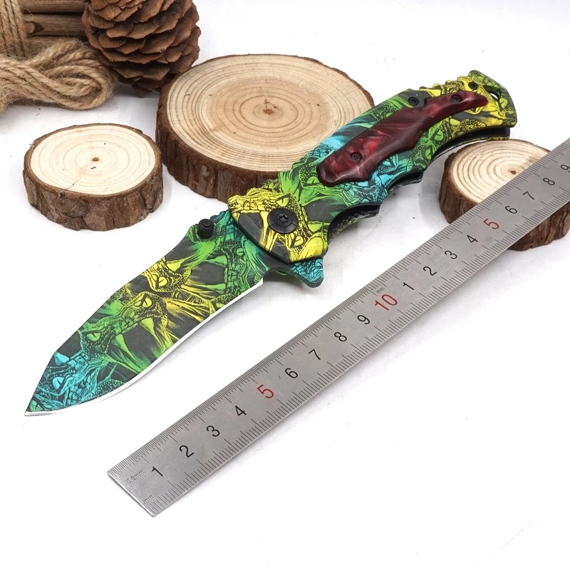 Tactical Survival Knife Folding Blade Pocket Hunting Knife Hardened