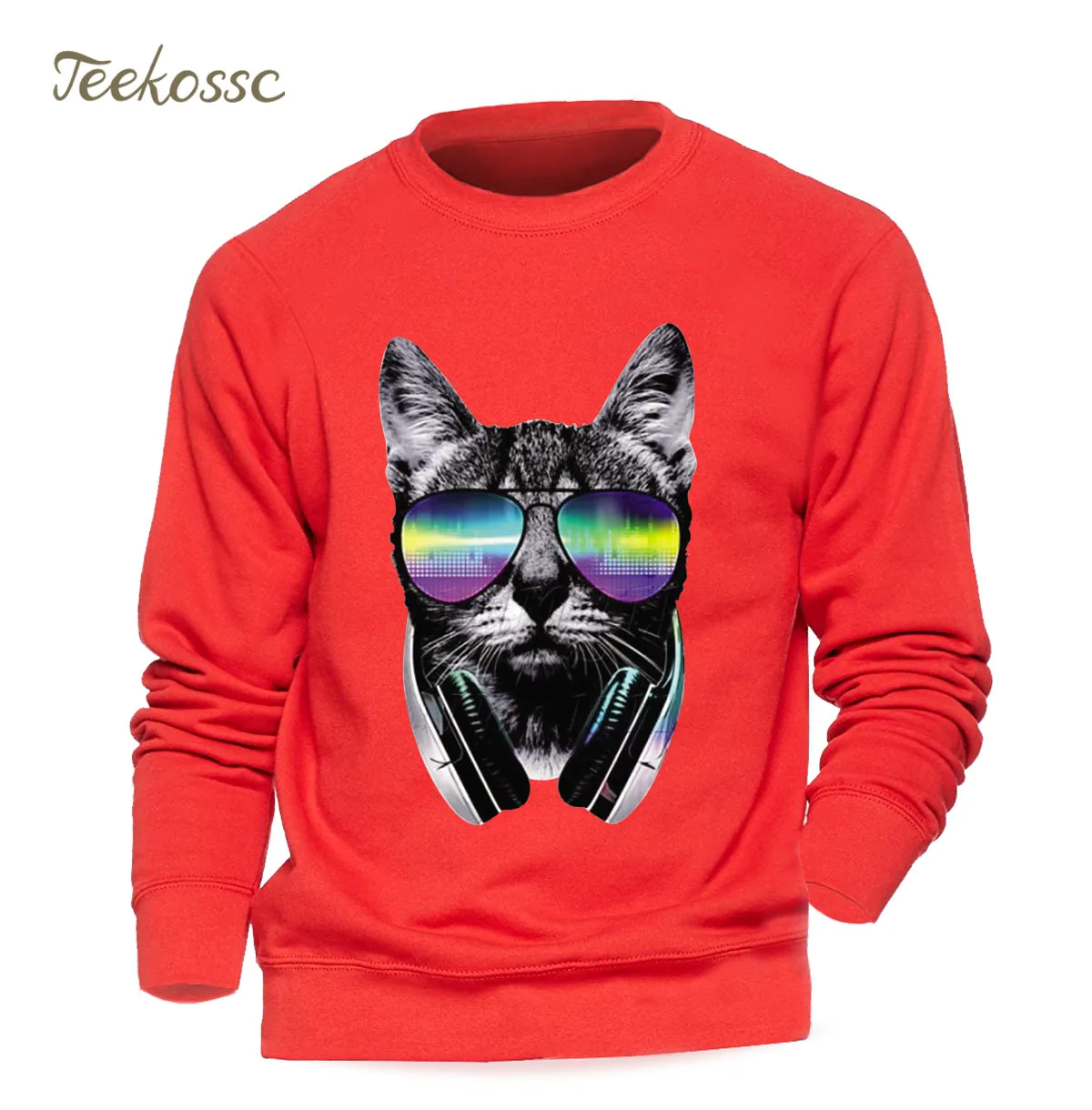 Толстовка DJ Cat мужская с капюшоном худи в стиле панк рок музыка кофта K POP теплая