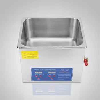 

15L Liter Stainless Steel Industry Heated Clean Glasses Ultrasonic Cleaner
