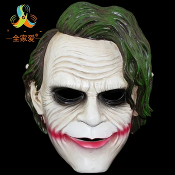 

NEW ARRIVAL Movie Theme Resin Batman Joker Clown Mask Robbers Version 2.0 Heath Ledger Resin Masks Free Shipping