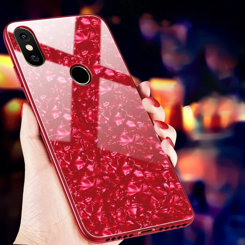 Чехол для Xiaomi Mi8, ТПУ, защита от падения+ закаленное стекло, задняя крышка, чехол для Xiaomi Mi6X 6 X для Redmi Note 5 для Redmi S2, чехол