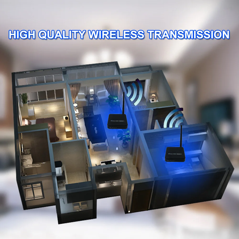 50M wireless HDMI extender 3