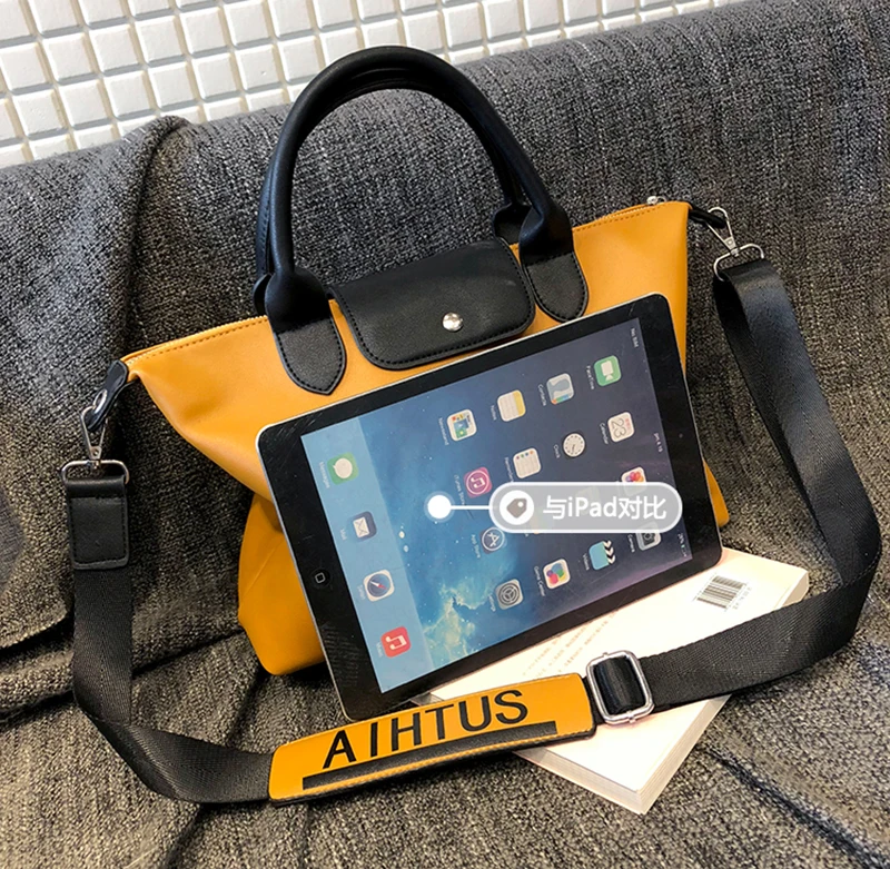 Women Large Leather Handbag Female Designer Fashion Letter Messenger Shoulder Bag Ladies Crossbody Bag Outdoor Tote Purse SS7362 (17)