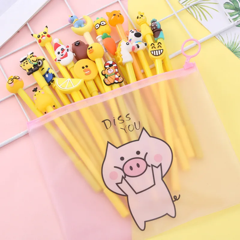 Helpro 20 шт./лот креативная гелевая ручка в стиле мультфильма Kawaii Серия животных