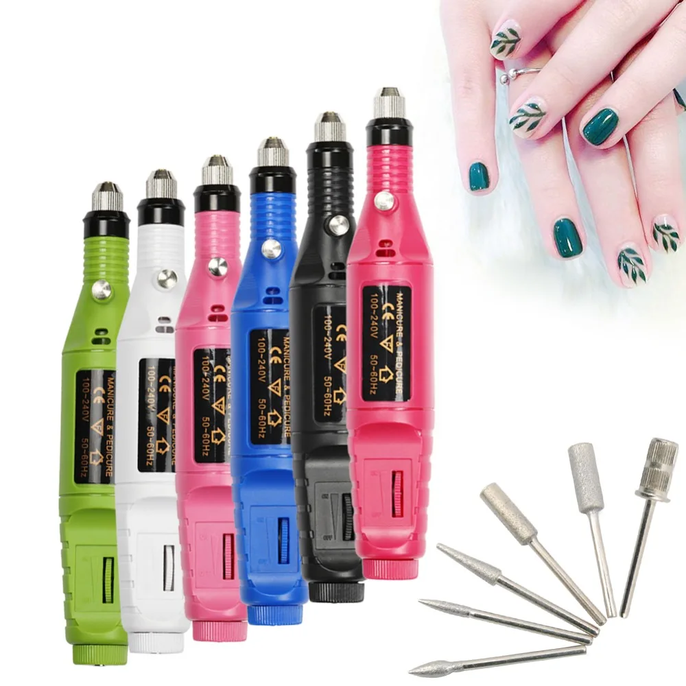 

Multi-Color Grinding Machine Pen Mini Electric Sander Sanding Machine COSCELIA Nail Polishing Tools EU US USB Plug