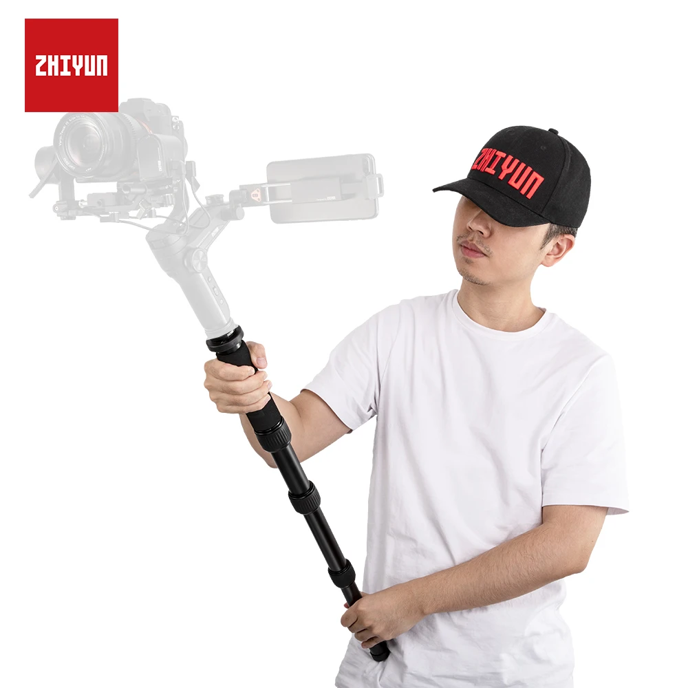 Оригинальный Телескопический Мини Монопод ZHIYUN с губчатой рукояткой для Weebill Lab/