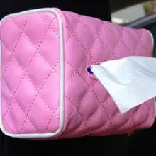 Кожаный автомобиль коробка ткани Авто насосная кассета аксессуары держатель Творческий Съемный Бумага салфетка коробка Органайзер