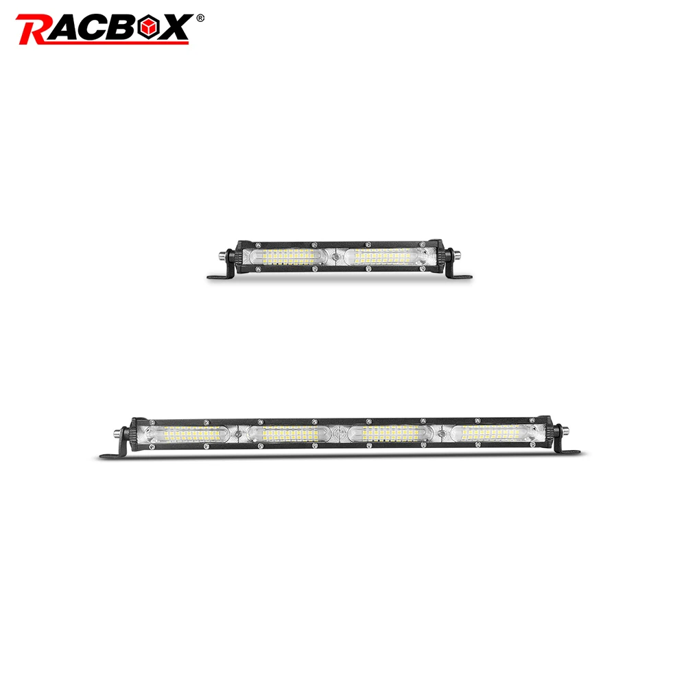 

7 13 inch Ultra Slim single Row Led Work Light Bar 6000K 12V 24V for Jeep Hummer SUV ATV Pick-up Trucks 4x4 Offroad Car Styling