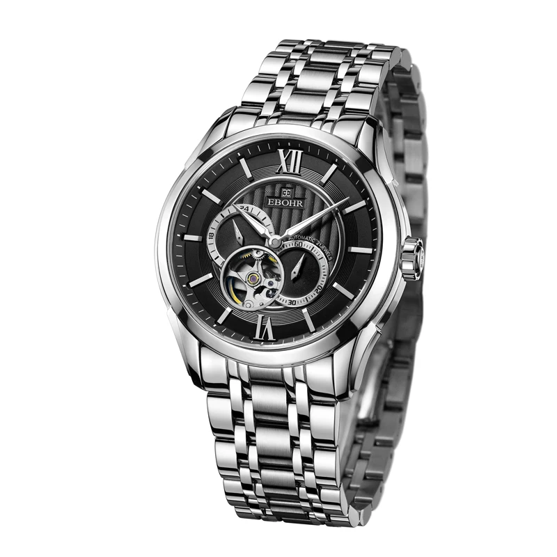 

EBOHR brand luxury machinery successful men's Mechanical watch waterproof business casual fashion watch 2019 new Ebohr 10690116