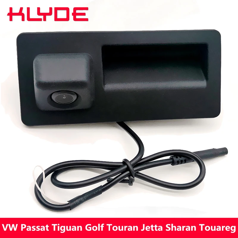 Baratos KLYDE coche vista trasera copia inversa cámara de estacionamiento para VW Passat Tiguan Touareg Golf Touran Jetta Sharan Audi A4 A5 S5 Q3 Q5